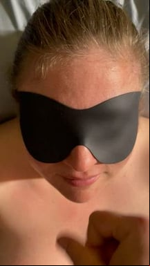 Covering my mask and face