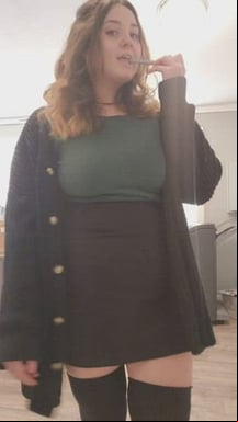 It's thigh high and tiny skirt weather