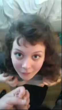 Eye  and a facial for a beautiful amateur